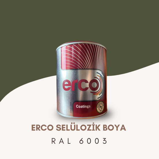 ERCO Selülozik Boya RAL 6003 ERCO Selülozik Boya RAL 6003