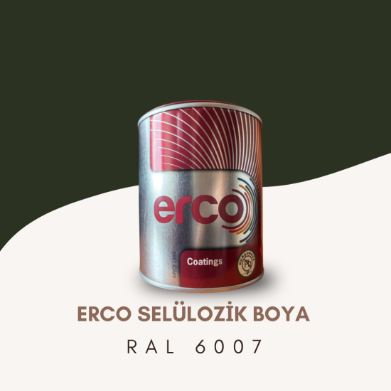 ERCO Selülozik Boya RAL 6007 ERCO Selülozik Boya RAL 6007