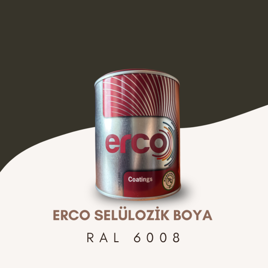 ERCO Selülozik Boya RAL 6008 ERCO Selülozik Boya RAL 6008