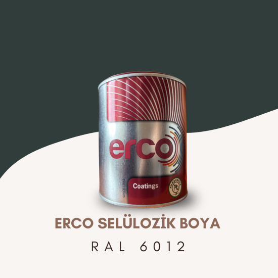 ERCO Selülozik Boya RAL 6012 ERCO Selülozik Boya RAL 6012