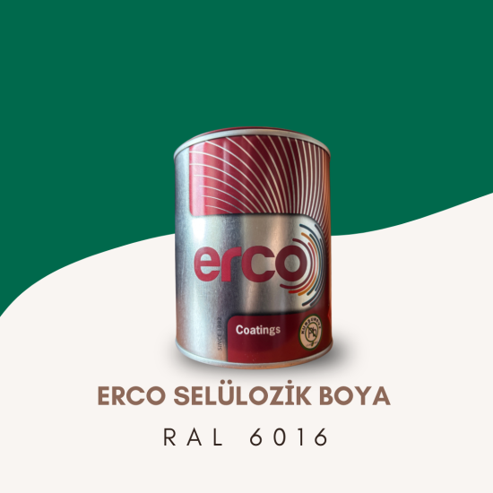 ERCO Selülozik Boya RAL 6016 ERCO Selülozik Boya RAL 6016