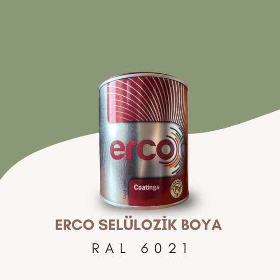 ERCO Selülozik Boya RAL 6021 ERCO Selülozik Boya RAL 6021