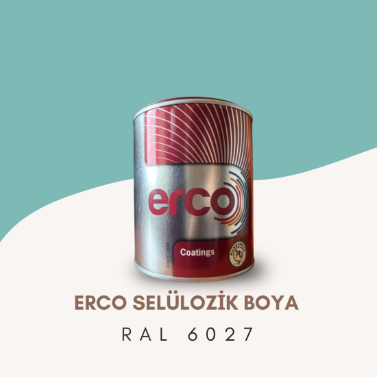 ERCO Selülozik Boya RAL 6027 ERCO Selülozik Boya RAL 6027