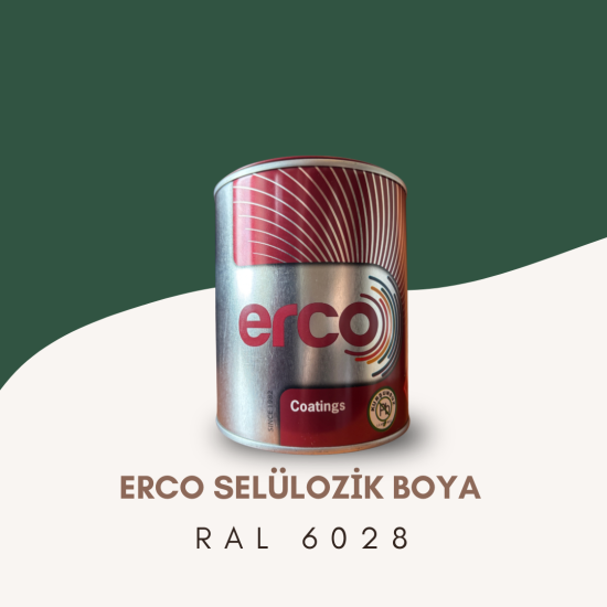 ERCO Selülozik Boya RAL 6028 ERCO Selülozik Boya RAL 6028