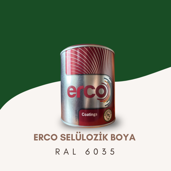 ERCO Selülozik Boya RAL 6035 ERCO Selülozik Boya RAL 6035