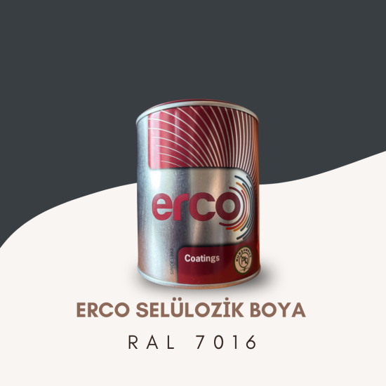 ERCO Selülozik Boya RAL 7016 ERCO Selülozik Boya RAL 7016