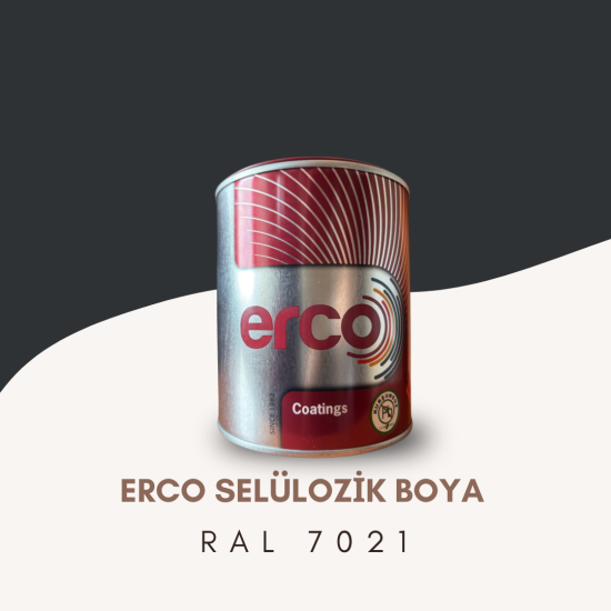 ERCO Selülozik Boya RAL 7021 ERCO Selülozik Boya RAL 7021
