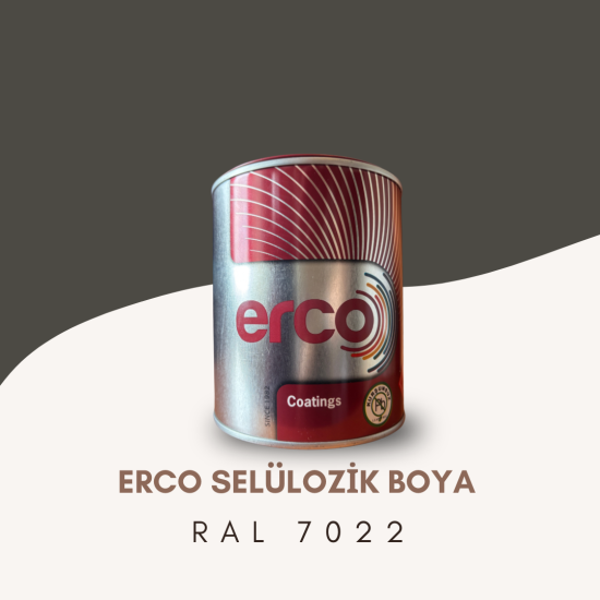 ERCO Selülozik Boya RAL 7022 ERCO Selülozik Boya RAL 7022