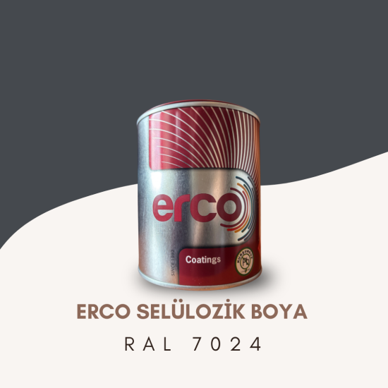 ERCO Selülozik Boya RAL 7024 ERCO Selülozik Boya RAL 7024
