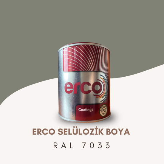 ERCO Selülozik Boya RAL 7033 ERCO Selülozik Boya RAL 7033