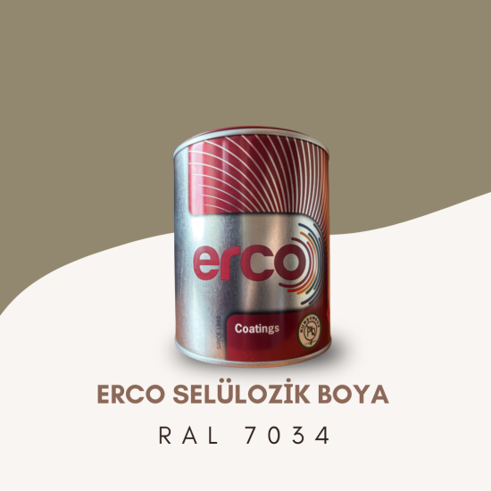 ERCO Selülozik Boya RAL 7034 ERCO Selülozik Boya RAL 7034