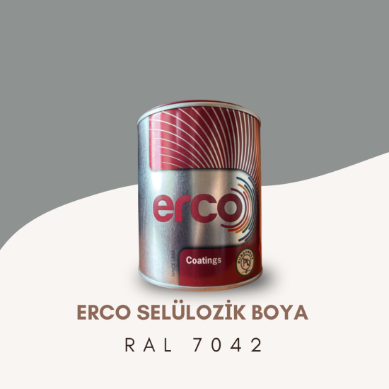 ERCO Selülozik Boya RAL 7042 ERCO Selülozik Boya RAL 7042