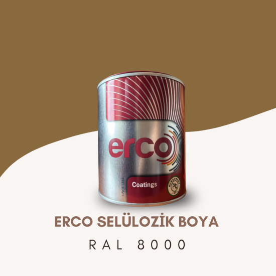 ERCO Selülozik Boya RAL 8000 ERCO Selülozik Boya RAL 8000