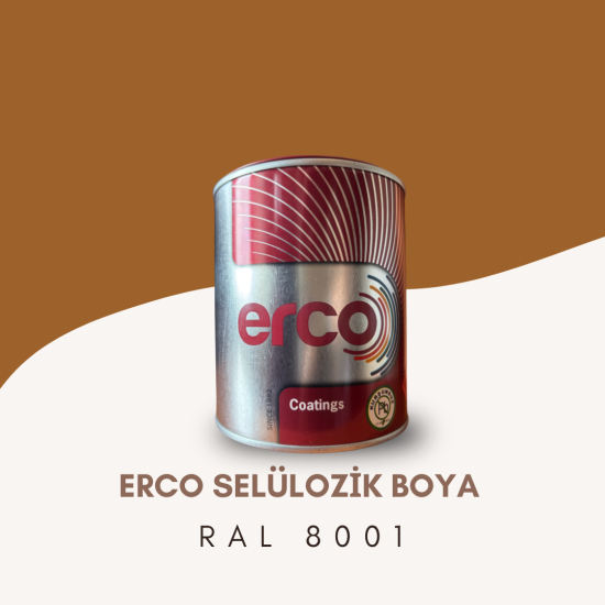 ERCO Selülozik Boya RAL 8001 ERCO Selülozik Boya RAL 8001