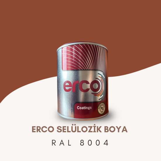 ERCO Selülozik Boya RAL 8004 ERCO Selülozik Boya RAL 8004