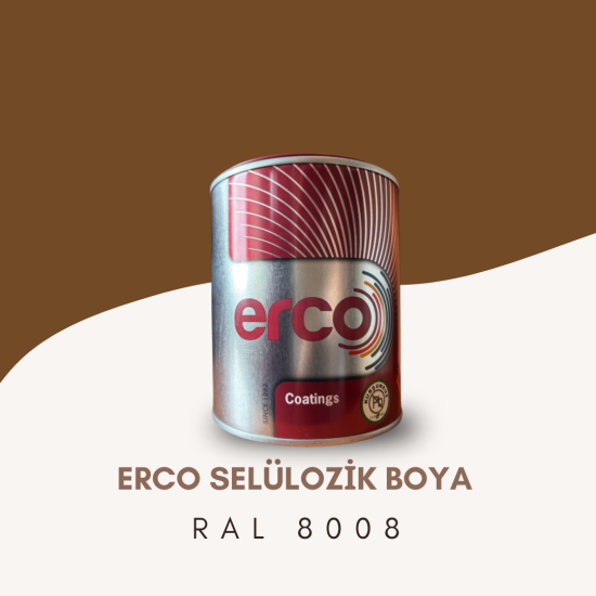ERCO Selülozik Boya RAL 8008 ERCO Selülozik Boya RAL 8008