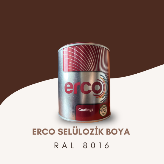 ERCO Selülozik Boya RAL 8016 ERCO Selülozik Boya RAL 8016
