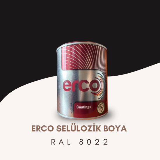 ERCO Selülozik Boya RAL 8022 ERCO Selülozik Boya RAL 8022