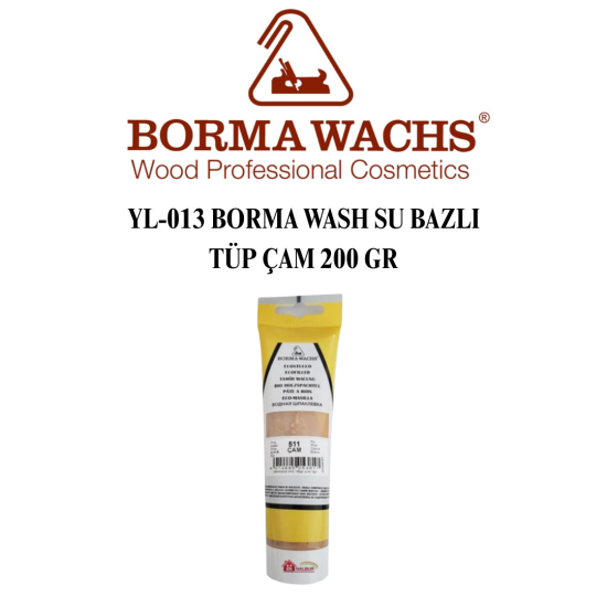 YL-013 BORMA WASH SU BAZLI TÜP ÇAM 200 GR YL-013 BORMA WASH SU BAZLI TÜP ÇAM 200 GR
