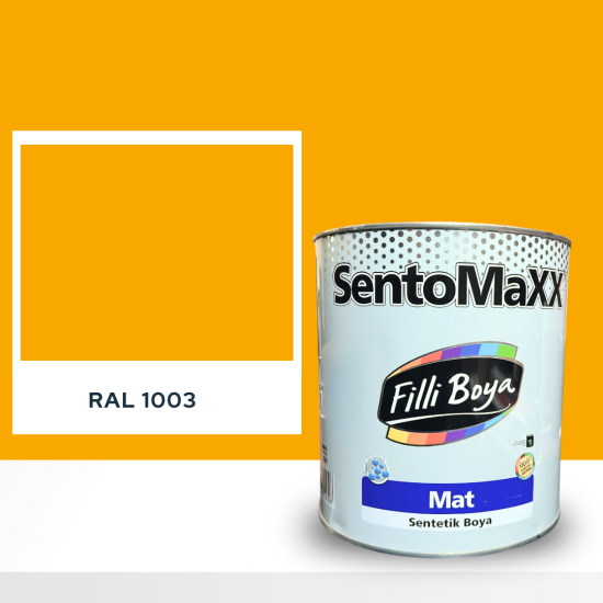 FİLLİ BOYA SENTOMAXX BOYA RAL 1003 FİLLİ BOYA SENTOMAXX BOYA RAL 1003