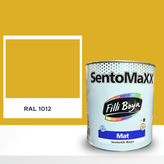 FİLLİ BOYA SENTOMAXX BOYA RAL 1012 FİLLİ BOYA SENTOMAXX BOYA RAL 1012