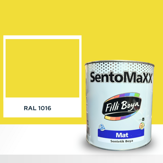 FİLLİ BOYA SENTOMAXX BOYA RAL 1016 FİLLİ BOYA SENTOMAXX BOYA RAL 1016