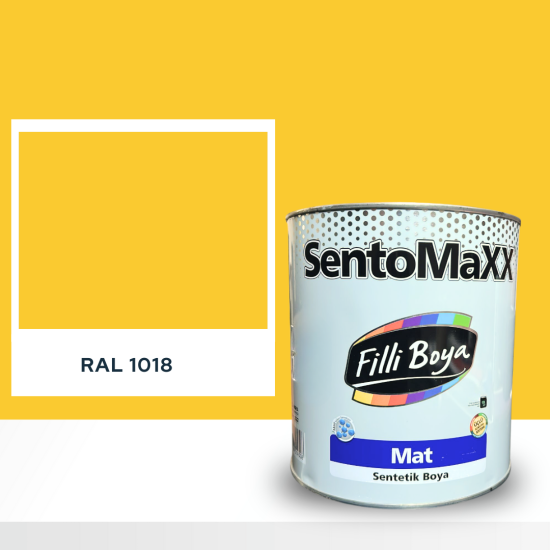 FİLLİ BOYA SENTOMAXX BOYA RAL 1018 FİLLİ BOYA SENTOMAXX BOYA RAL 1018
