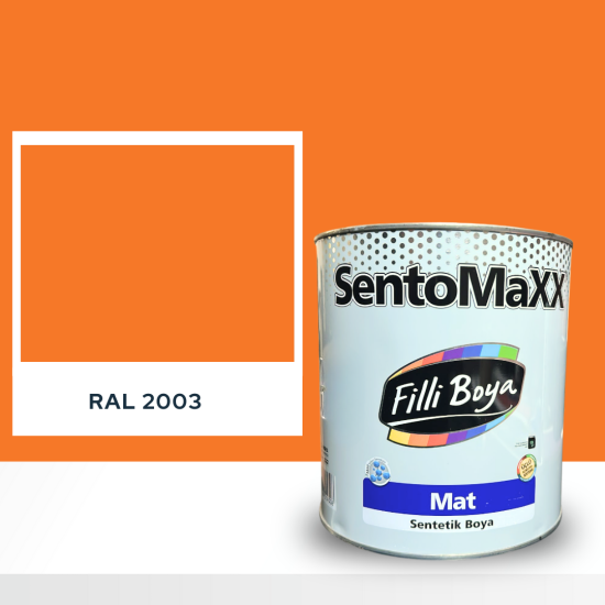 FİLLİ BOYA SENTOMAXX BOYA RAL 2003 FİLLİ BOYA SENTOMAXX BOYA RAL 2003