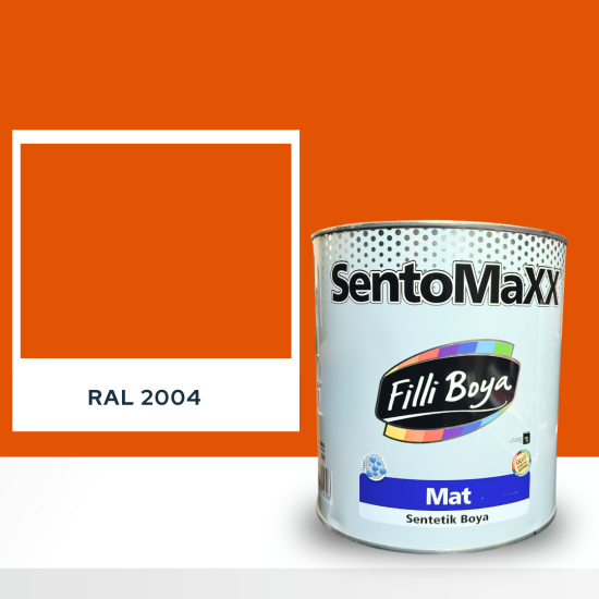 FİLLİ BOYA SENTOMAXX BOYA RAL 2004 FİLLİ BOYA SENTOMAXX BOYA RAL 2004