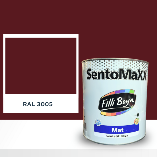 FİLLİ BOYA SENTOMAXX BOYA RAL 3005 FİLLİ BOYA SENTOMAXX BOYA RAL 3005