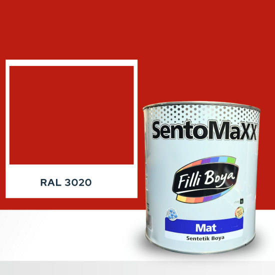 FİLLİ BOYA SENTOMAXX BOYA RAL 3020 FİLLİ BOYA SENTOMAXX BOYA RAL 3020