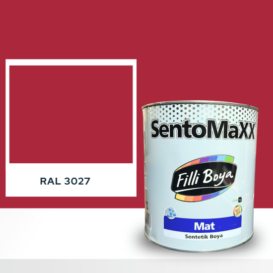 FİLLİ BOYA SENTOMAXX BOYA RAL 3027 FİLLİ BOYA SENTOMAXX BOYA RAL 3027