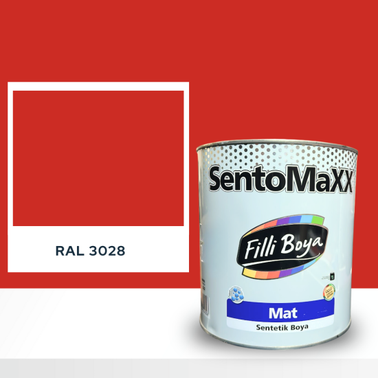 FİLLİ BOYA SENTOMAXX BOYA RAL 3028 FİLLİ BOYA SENTOMAXX BOYA RAL 3028