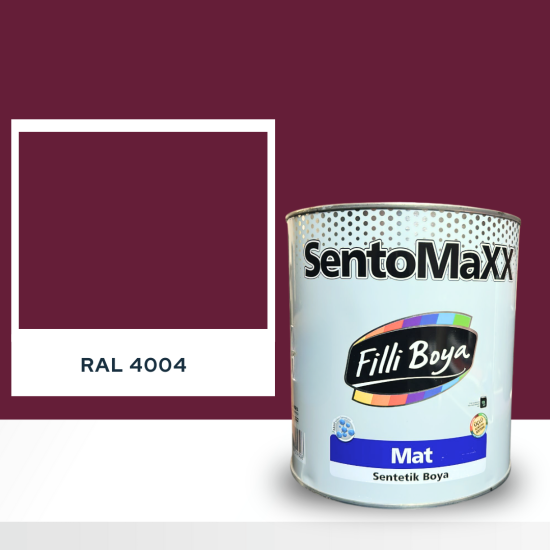 FİLLİ BOYA SENTOMAXX BOYA RAL 4004 FİLLİ BOYA SENTOMAXX BOYA RAL 4004