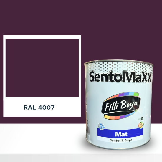 FİLLİ BOYA SENTOMAXX BOYA RAL 4007 FİLLİ BOYA SENTOMAXX BOYA RAL 4007