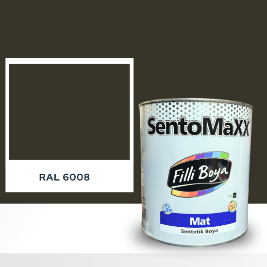 FİLLİ BOYA SENTOMAXX BOYA RAL 6008 FİLLİ BOYA SENTOMAXX BOYA RAL 6008