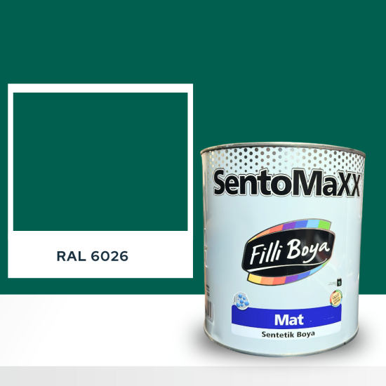 FİLLİ BOYA SENTOMAXX BOYA RAL 6026 FİLLİ BOYA SENTOMAXX BOYA RAL 6026