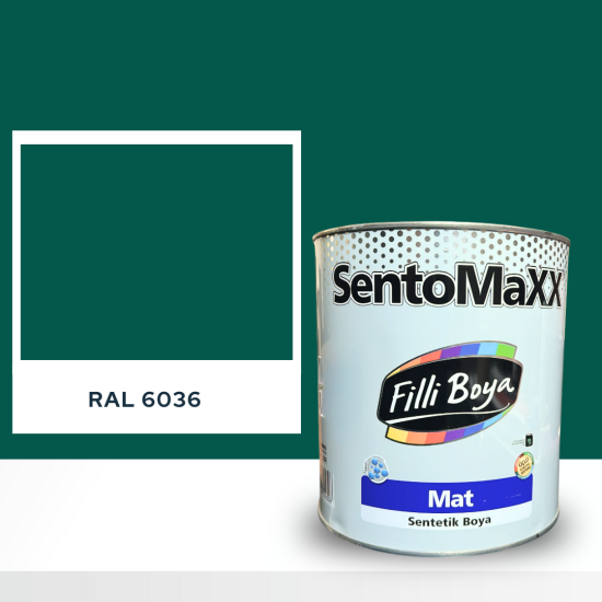 FİLLİ BOYA SENTOMAXX BOYA RAL 6036 FİLLİ BOYA SENTOMAXX BOYA RAL 6036