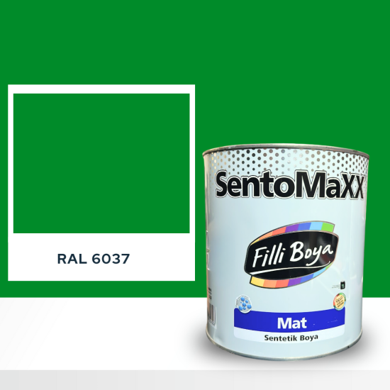 FİLLİ BOYA SENTOMAXX BOYA RAL 6037 FİLLİ BOYA SENTOMAXX BOYA RAL 6037