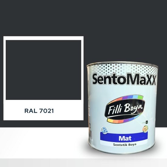 FİLLİ BOYA SENTOMAXX BOYA RAL 7021 FİLLİ BOYA SENTOMAXX BOYA RAL 7021