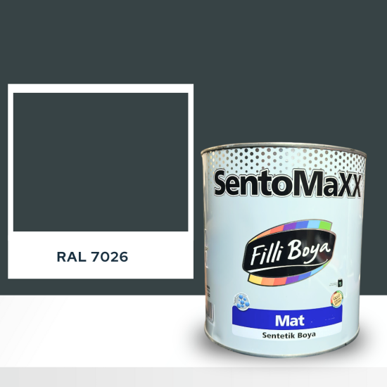 FİLLİ BOYA SENTOMAXX BOYA RAL 7026 FİLLİ BOYA SENTOMAXX BOYA RAL 7026