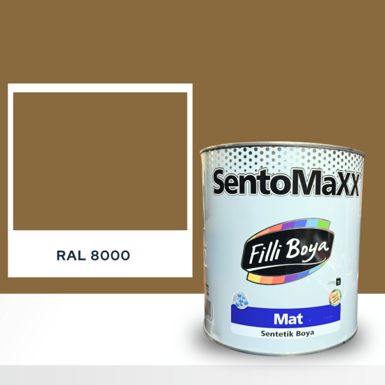 FİLLİ BOYA SENTOMAXX BOYA RAL 8000 FİLLİ BOYA SENTOMAXX BOYA RAL 8000