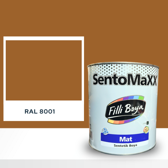 FİLLİ BOYA SENTOMAXX BOYA RAL 8001 FİLLİ BOYA SENTOMAXX BOYA RAL 8001