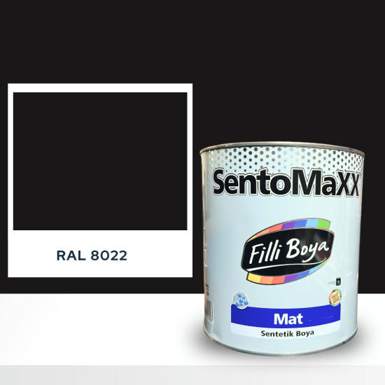 FİLLİ BOYA SENTOMAXX BOYA RAL 8022 FİLLİ BOYA SENTOMAXX BOYA RAL 8022