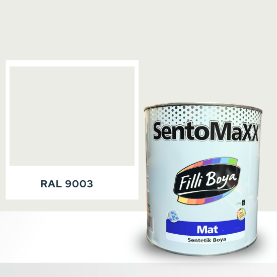 FİLLİ BOYA SENTOMAXX BOYA RAL 9003 FİLLİ BOYA SENTOMAXX BOYA RAL 9003