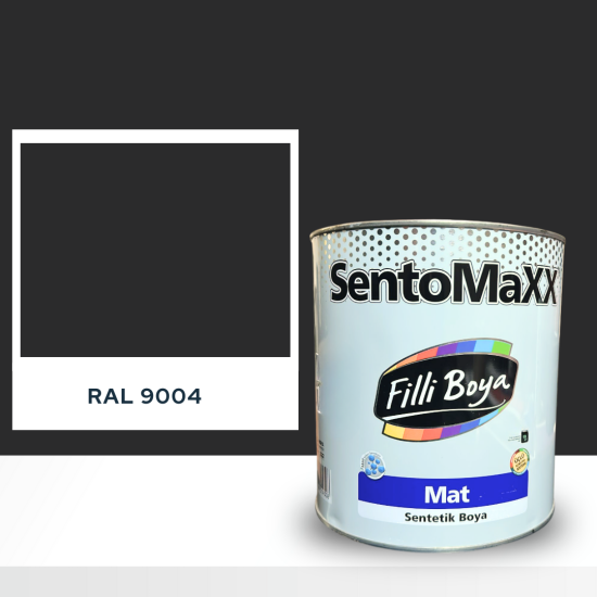 FİLLİ BOYA SENTOMAXX BOYA RAL 9004 FİLLİ BOYA SENTOMAXX BOYA RAL 9004