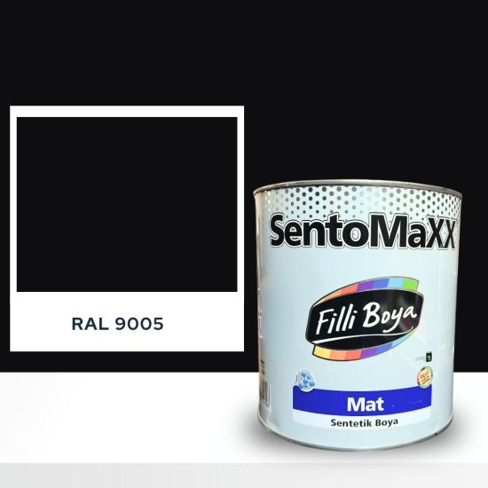 FİLLİ BOYA SENTOMAXX BOYA RAL 9005 FİLLİ BOYA SENTOMAXX BOYA RAL 9005