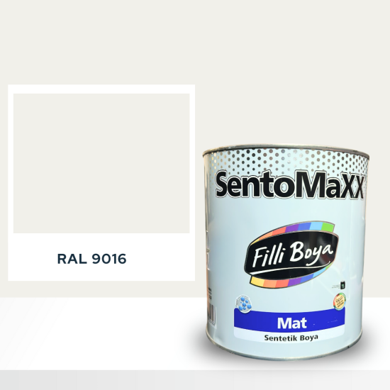 FİLLİ BOYA SENTOMAXX BOYA RAL 9016 FİLLİ BOYA SENTOMAXX BOYA RAL 9016