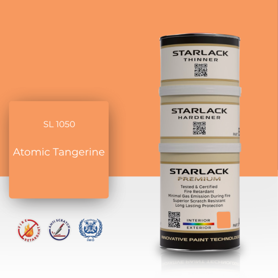 STARLACK SL 1050 ATOMİC TANGERİNE İPEK MAT BOYA 1,5 LT STARLACK SL 1050 ATOMİC TANGERİNE İPEK MAT BOYA 1,5 LT
