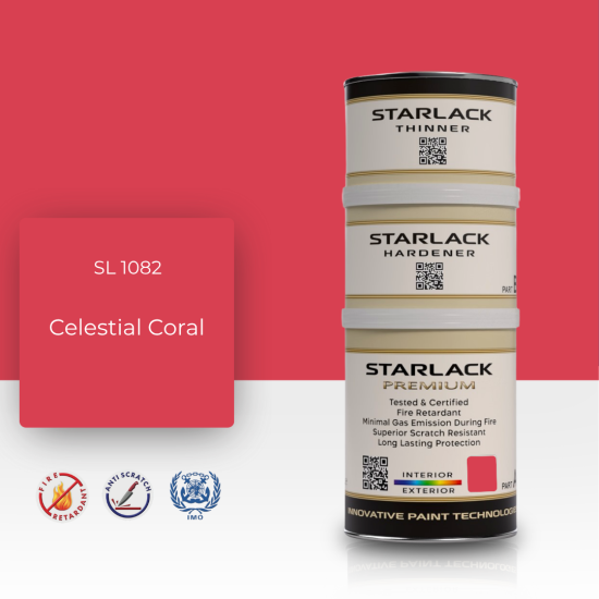 STARLACK SL 1082 CELESTİAL CORAL İPEK MAT BOYA 1,5 LT STARLACK SL 1082 CELESTİAL CORAL İPEK MAT BOYA 1,5 LT